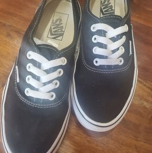 Vans black sneakers,  ladies size 7.5